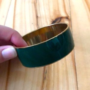 J.Crew Lacquer and Gold Bangle